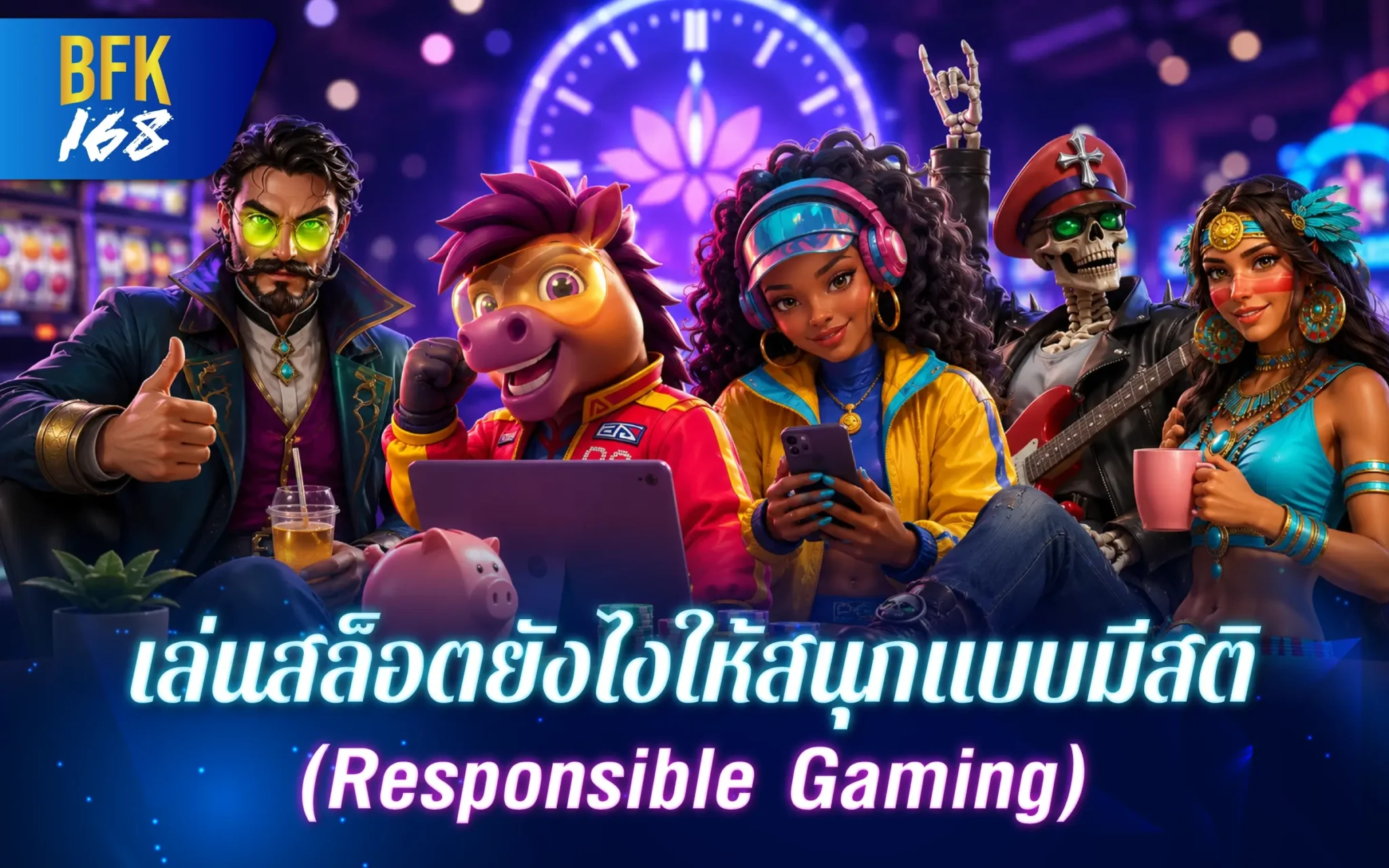 เล่นสล็อตยังไงให้สนุกแบบมีสติ (Responsible Gaming)